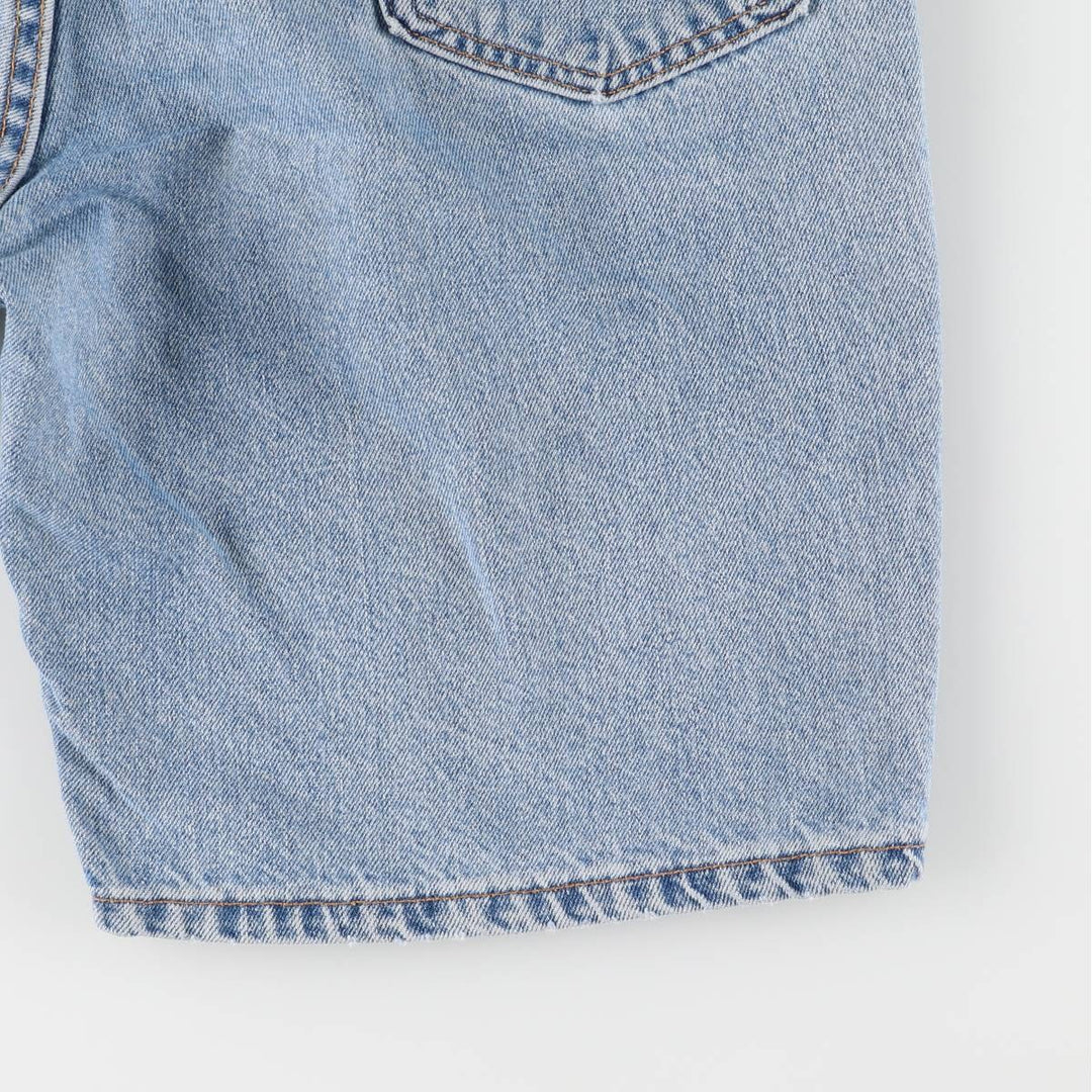 ~00'S Levi's denim shorts, short pants, men's w36 equivalent unclear blue type Vintage Second Hand