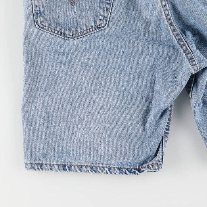 ~00'S Levi's denim shorts, short pants, men's w36 equivalent unclear blue type Vintage Second Hand