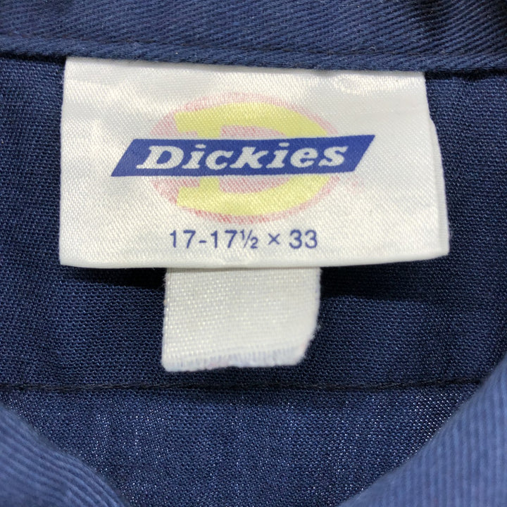 Dickies Long Sleeve Work Shirt, Men's XL Size unclear navy blue type Vintage Second Hand