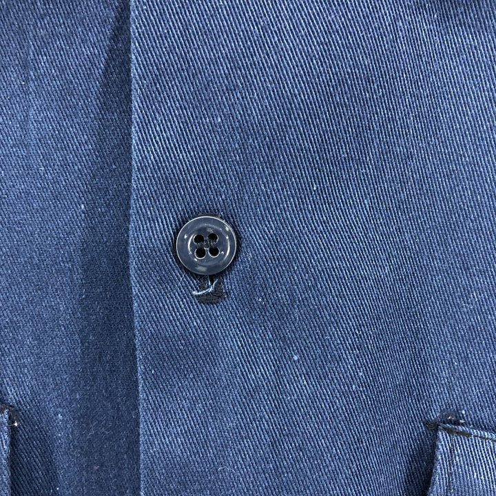 Dickies Long Sleeve Work Shirt, Men's XL Size unclear navy blue type Vintage Second Hand