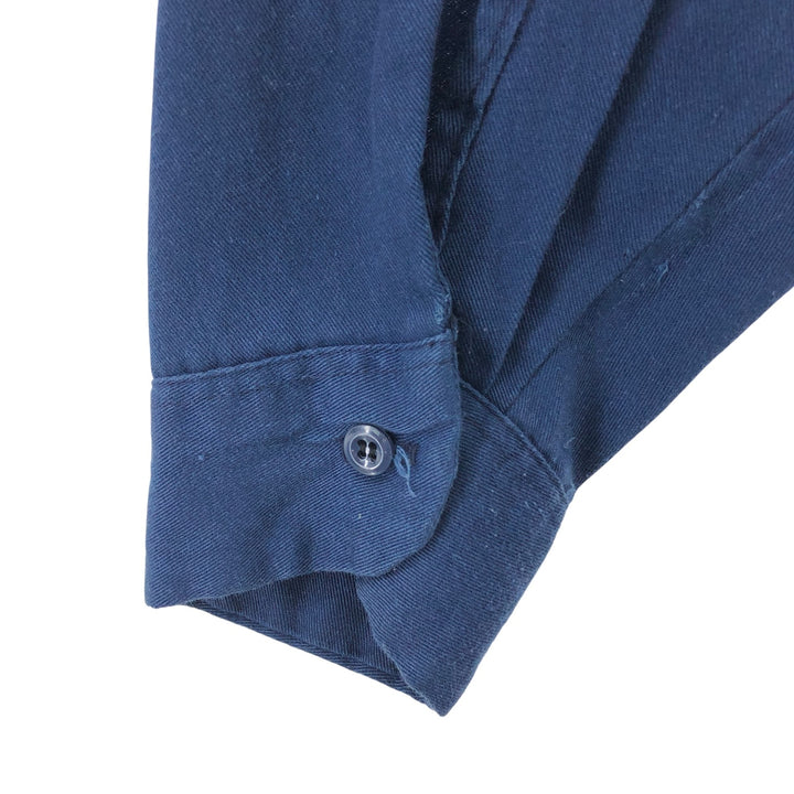 Dickies Long Sleeve Work Shirt, Men's XL Size unclear navy blue type Vintage Second Hand