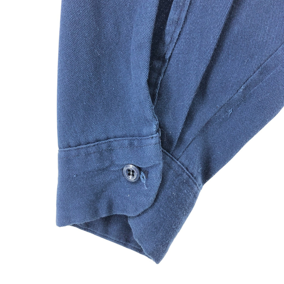 Dickies Long Sleeve Work Shirt, Men's XL Size unclear navy blue type Vintage Second Hand