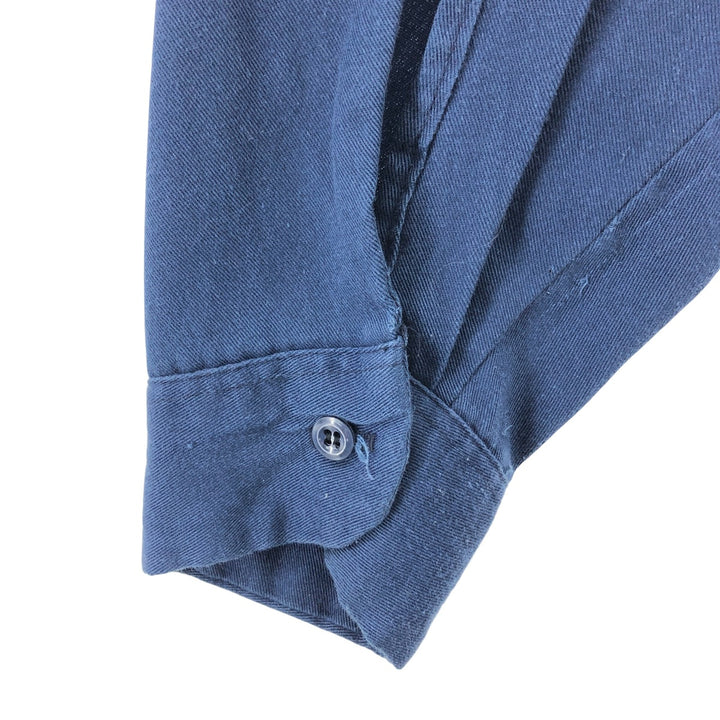 Dickies Long Sleeve Work Shirt, Men's XL Size unclear navy blue type Vintage Second Hand