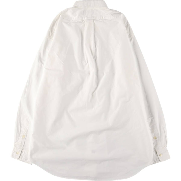 Ralph Lauren BLAKE long sleeve button down shirt, men's size L cotton white type Vintage Second Hand