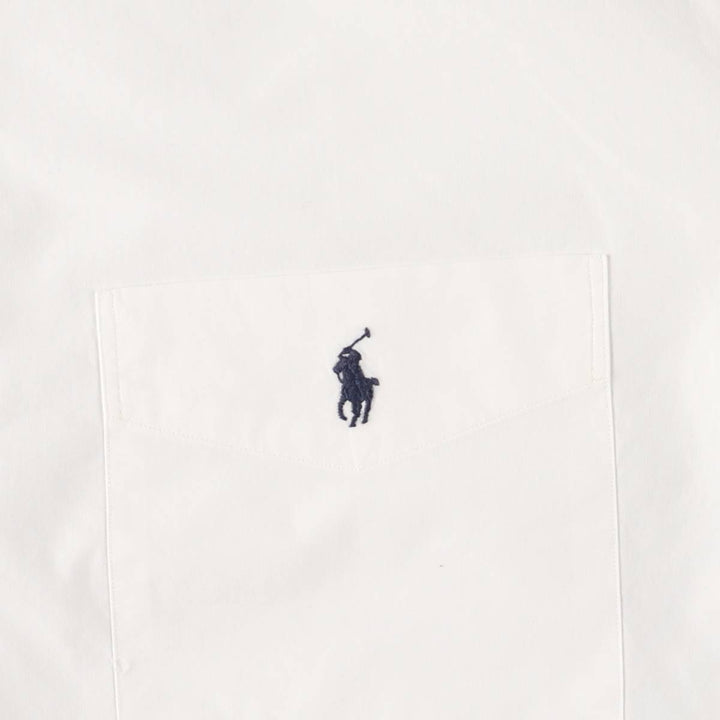 Ralph Lauren BLAKE long sleeve button down shirt, men's size L cotton white type Vintage Second Hand