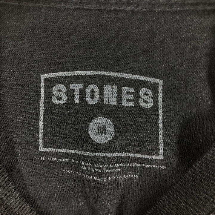 THE ROLLING STONES Rolling Stones Long T-shirt Band T-shirt Band T-shirt Men's M size cotton black type Vintage Second Hand