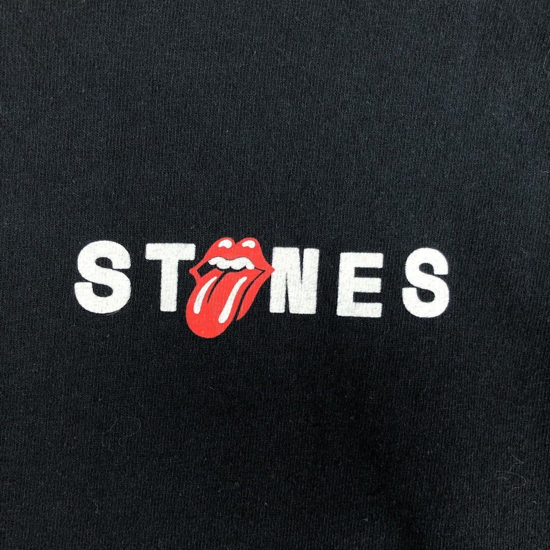 THE ROLLING STONES Rolling Stones Long T-shirt Band T-shirt Band T-shirt Men's M size cotton black type Vintage Second Hand