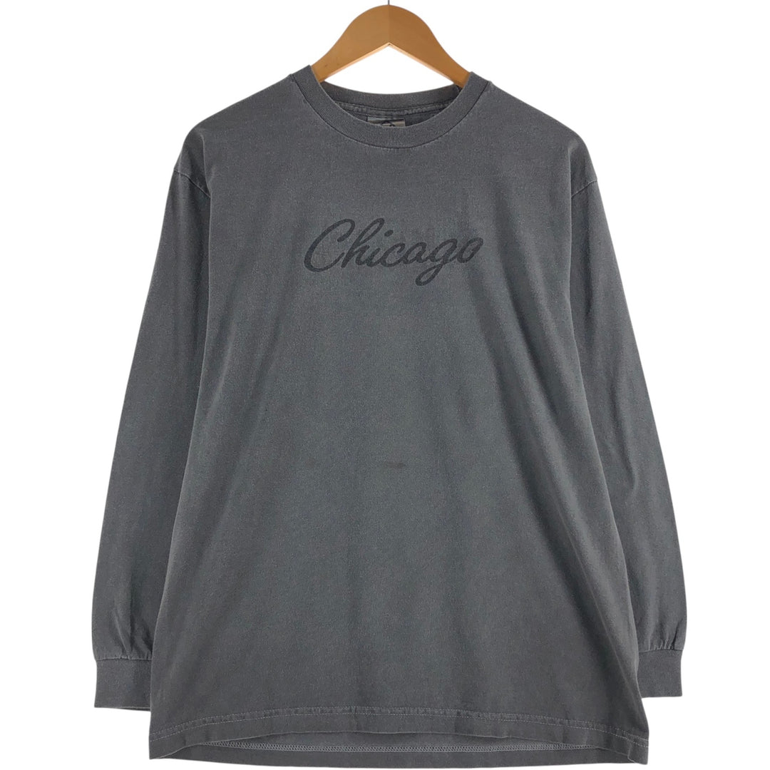 00'S ALSTYLE APPAREL and ACTIVEWEAR Long T-shirt Long T Men's L size cotton gray type Vintage Second Hand