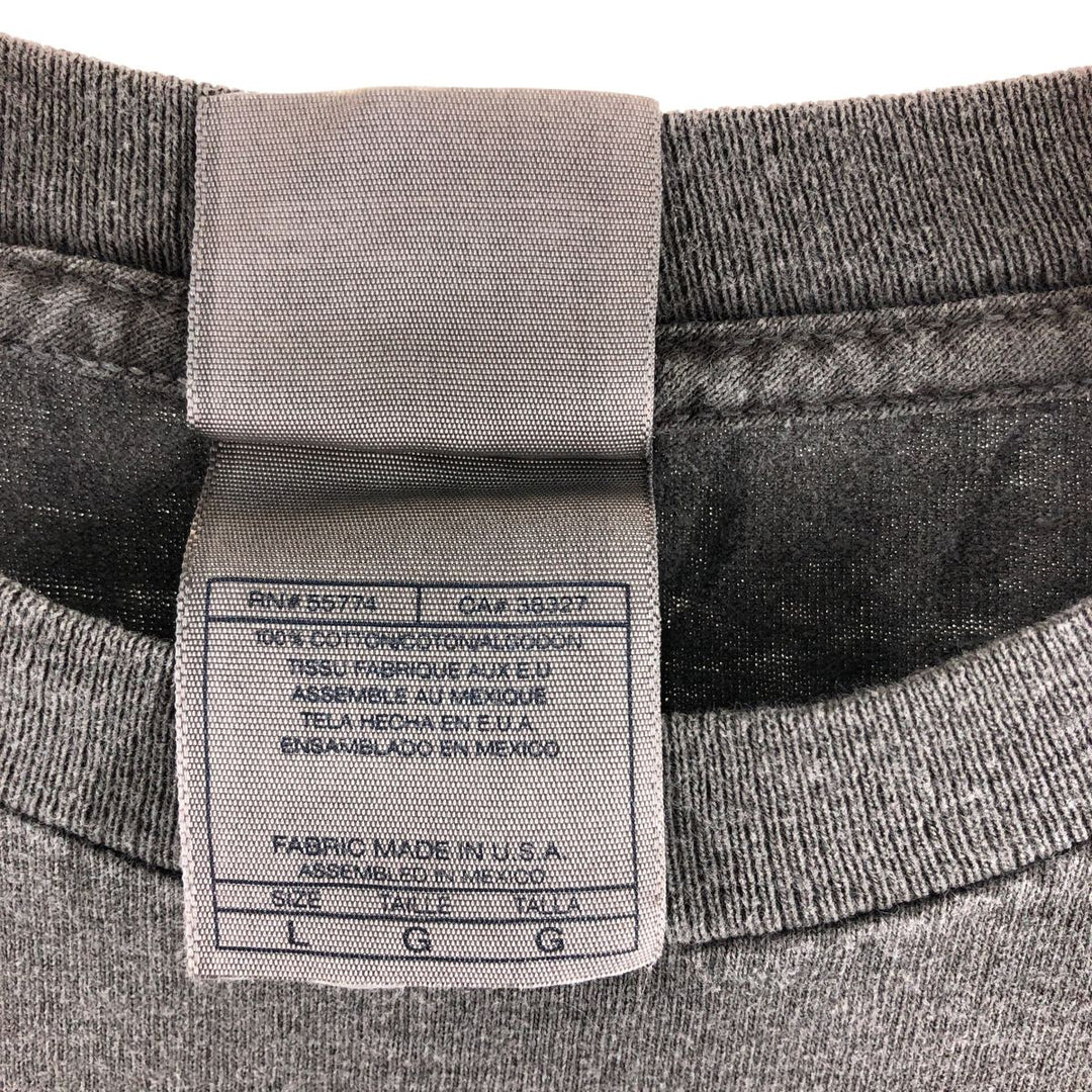 00'S ALSTYLE APPAREL and ACTIVEWEAR Long T-shirt Long T Men's L size cotton gray type Vintage Second Hand