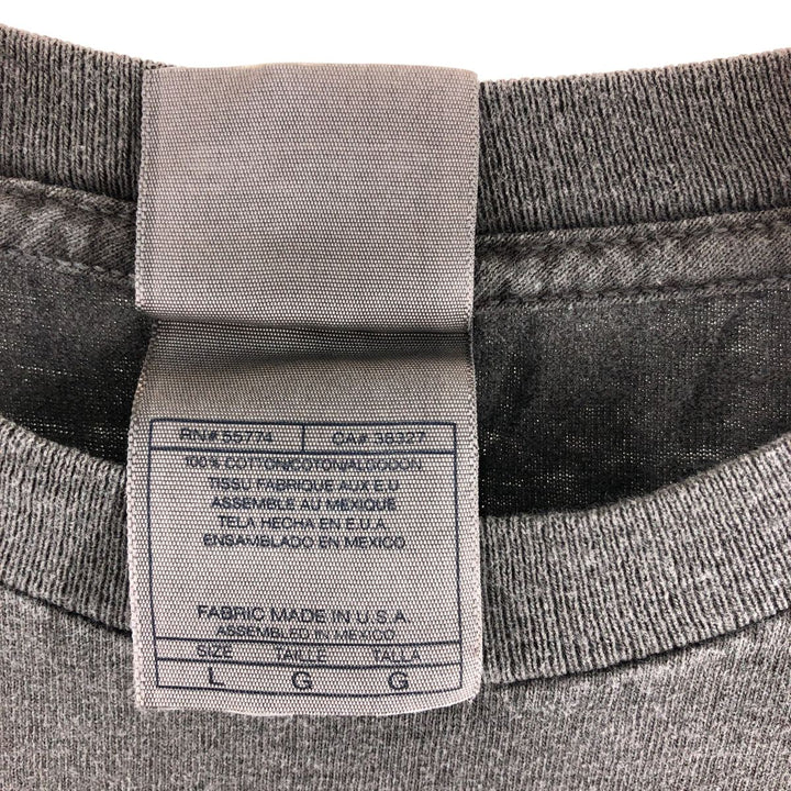 00'S ALSTYLE APPAREL and ACTIVEWEAR Long T-shirt Long T Men's L size cotton gray type Vintage Second Hand