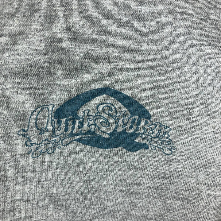 90'S Anvil Long Sleeve T-Shirt, Made in USA, Men's L Size, Vintage cotton gray type Vintage Second Hand