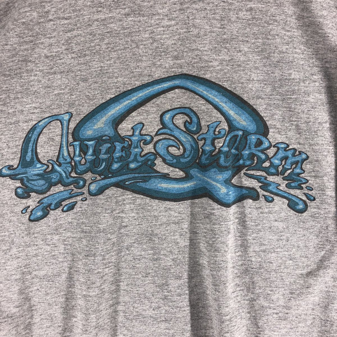 90'S Anvil Long Sleeve T-Shirt, Made in USA, Men's L Size, Vintage cotton gray type Vintage Second Hand