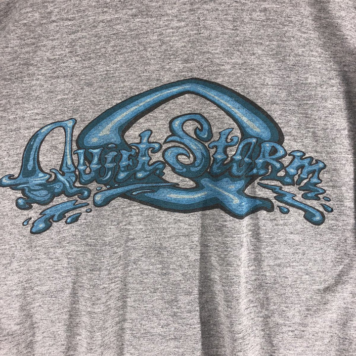 90'S Anvil Long Sleeve T-Shirt, Made in USA, Men's L Size, Vintage cotton gray type Vintage Second Hand