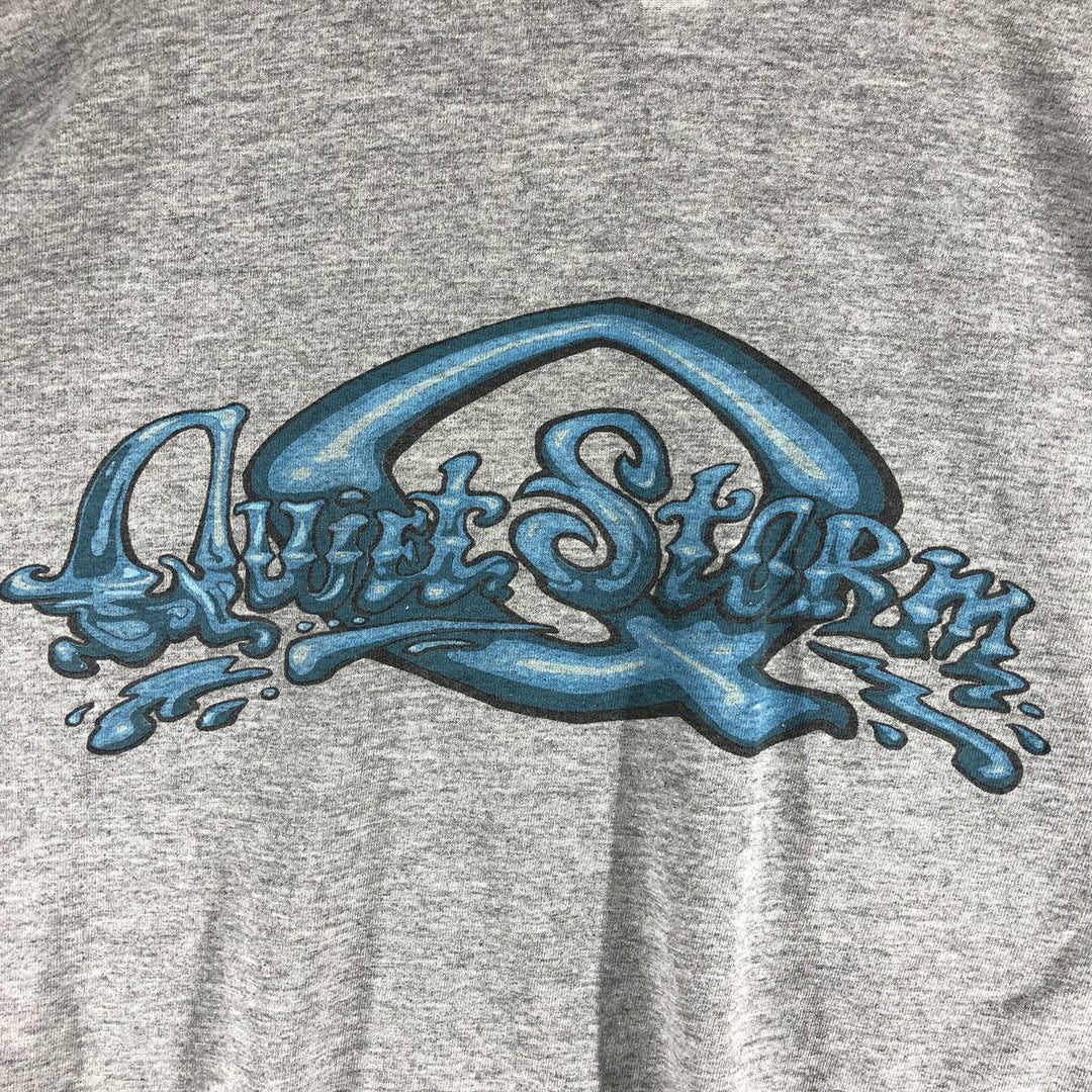 90'S Anvil Long Sleeve T-Shirt, Made in USA, Men's L Size, Vintage cotton gray type Vintage Second Hand