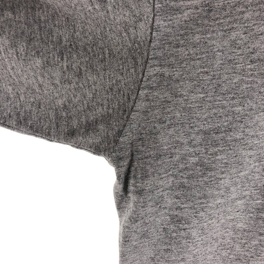 90'S Anvil Long Sleeve T-Shirt, Made in USA, Men's L Size, Vintage cotton gray type Vintage Second Hand