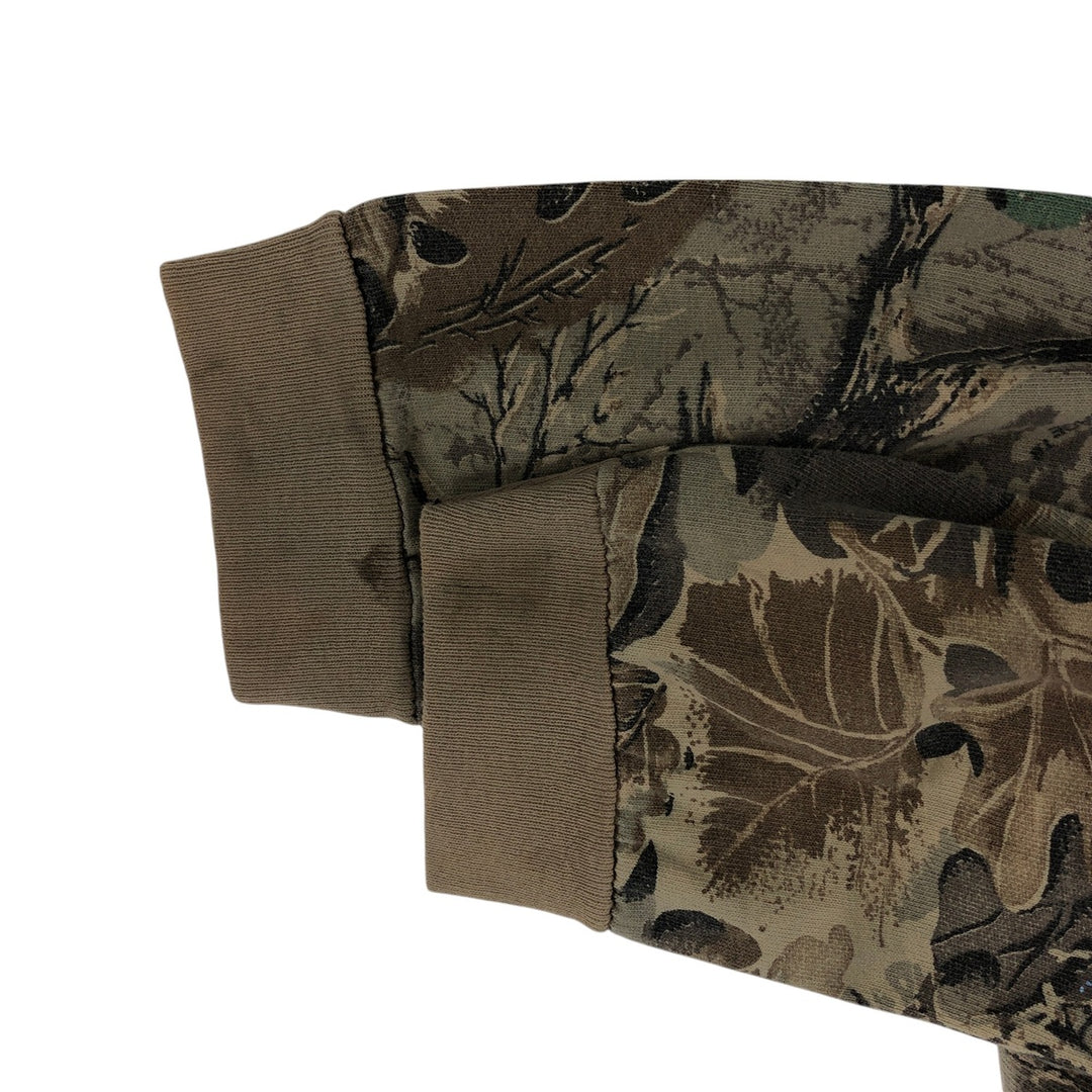 90'S WALLS Camouflage Pattern Real Tree Camo Long T-Shirt Long T Men's L Size Vintage unclear Beige type Vintage Second Hand