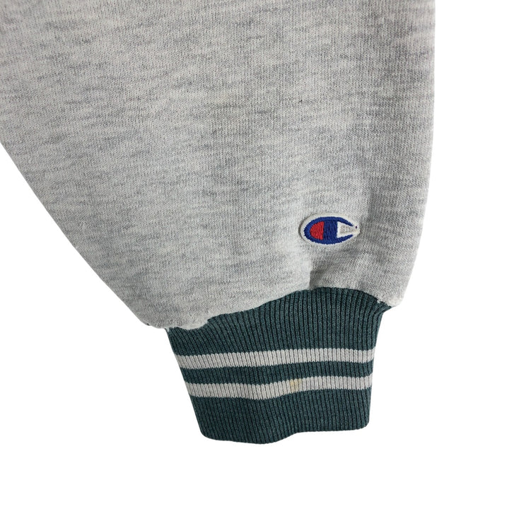 Champion Reverse Weave Embroidered Tag Logo Sweatshirt Trainer Made in USA LARGE Men's L Equivalent Vintage cotton gray type Vintage Second Hand