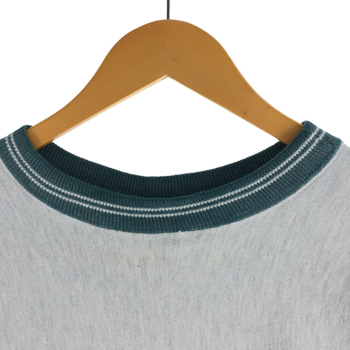 Champion Reverse Weave Embroidered Tag Logo Sweatshirt Trainer Made in USA LARGE Men's L Equivalent Vintage cotton gray type Vintage Second Hand