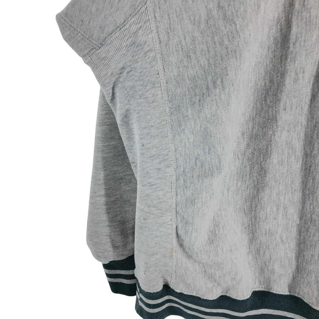 Champion Reverse Weave Embroidered Tag Logo Sweatshirt Trainer Made in USA LARGE Men's L Equivalent Vintage cotton gray type Vintage Second Hand