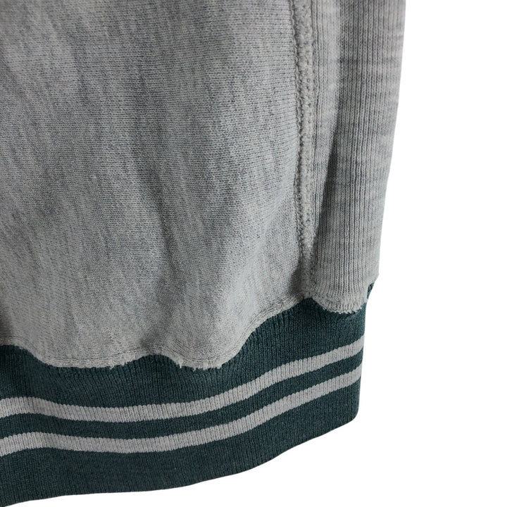 Champion Reverse Weave Embroidered Tag Logo Sweatshirt Trainer Made in USA LARGE Men's L Equivalent Vintage cotton gray type Vintage Second Hand
