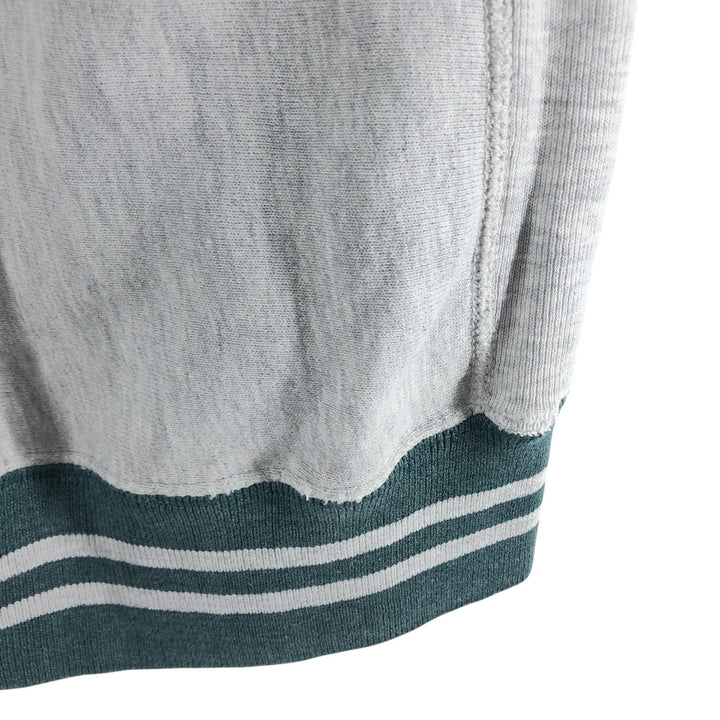 Champion Reverse Weave Embroidered Tag Logo Sweatshirt Trainer Made in USA LARGE Men's L Equivalent Vintage cotton gray type Vintage Second Hand