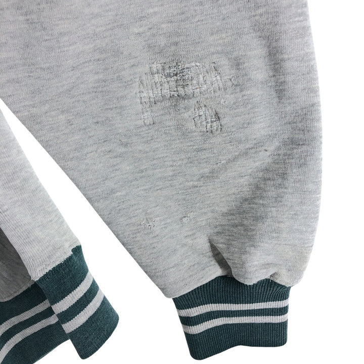 Champion Reverse Weave Embroidered Tag Logo Sweatshirt Trainer Made in USA LARGE Men's L Equivalent Vintage cotton gray type Vintage Second Hand