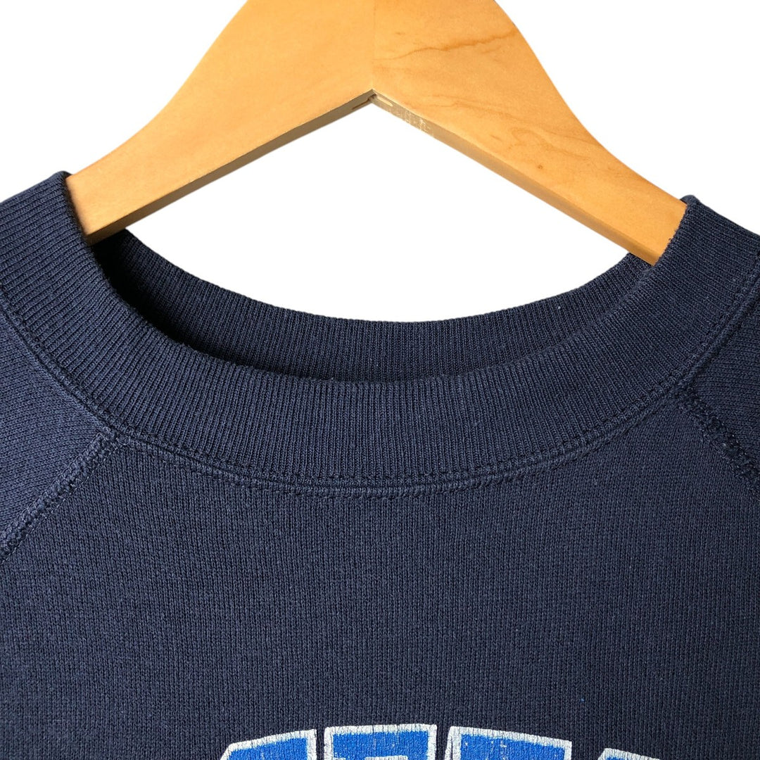 Vintage 80s-90'S Tultex College Character Sweatshirt, Men's Size XL cotton navy blue type Vintage Second Hand