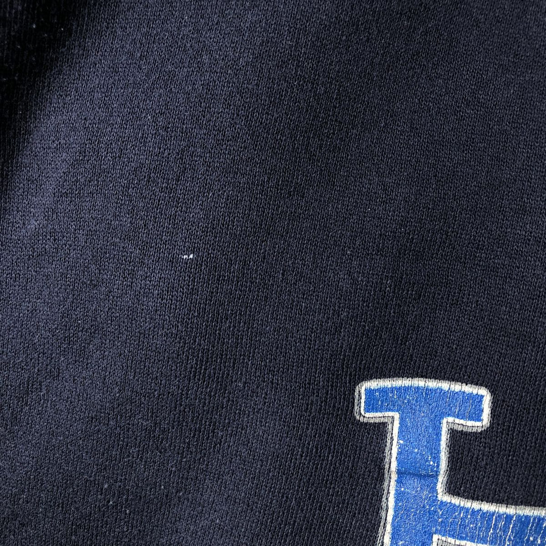Vintage 80s-90'S Tultex College Character Sweatshirt, Men's Size XL cotton navy blue type Vintage Second Hand