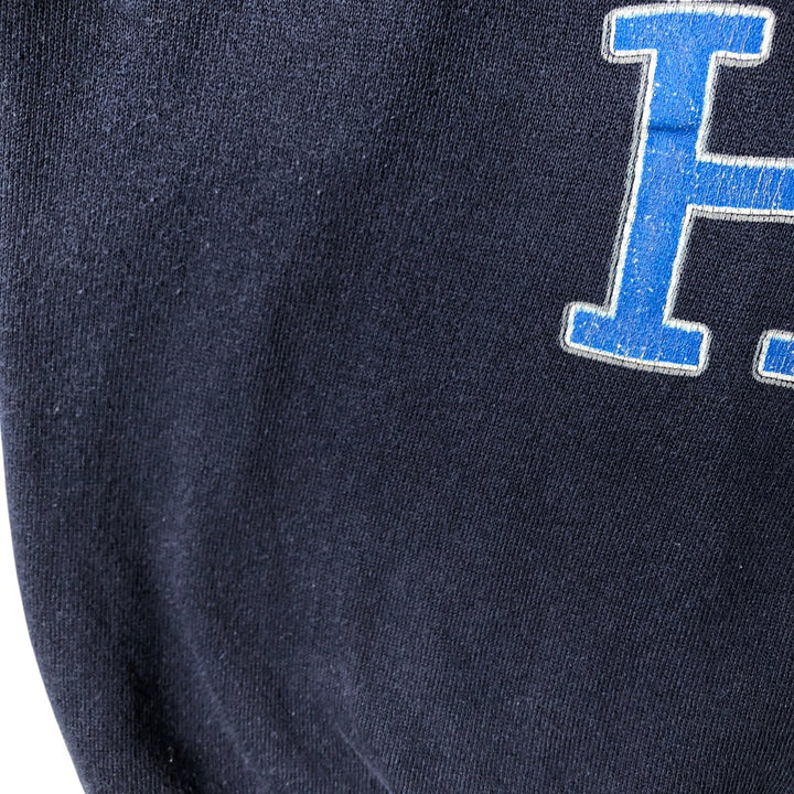 Vintage 80s-90'S Tultex College Character Sweatshirt, Men's Size XL cotton navy blue type Vintage Second Hand