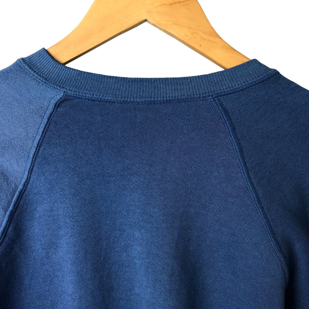 Vintage 80s-90'S Jersey Eagle Print Sweatshirt, Made in USA, Men's XXL cotton navy blue type Vintage Second Hand