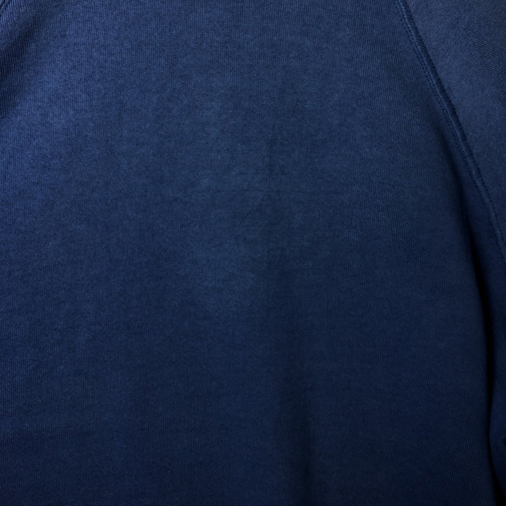 Vintage 80s-90'S Jersey Eagle Print Sweatshirt, Made in USA, Men's XXL cotton navy blue type Vintage Second Hand