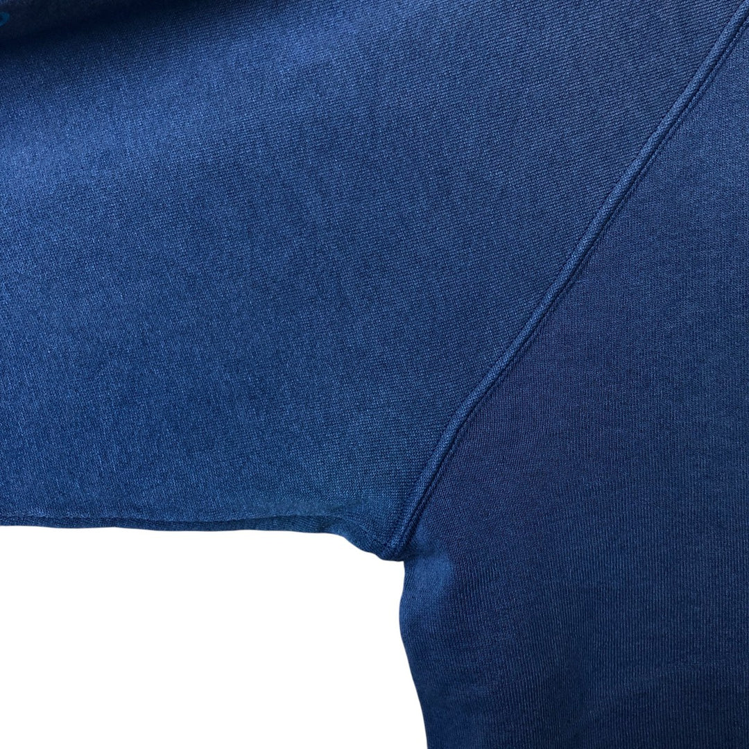 Vintage 80s-90'S Jersey Eagle Print Sweatshirt, Made in USA, Men's XXL cotton navy blue type Vintage Second Hand
