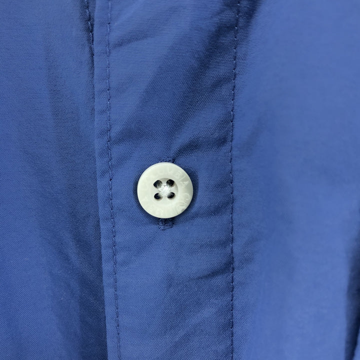 Columbia PFG OMNI-SHADE Button-down Short Sleeve Fishing Shirt, Men's Size L Nylon blue type Vintage Second Hand