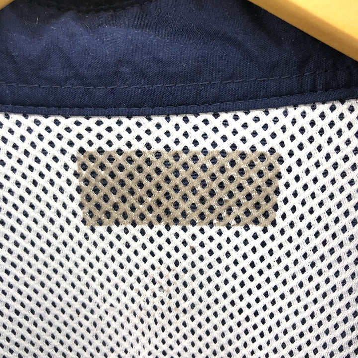 Columbia PFG OMNI-SHADE Button-down Short Sleeve Fishing Shirt, Men's XL Nylon navy blue type Vintage Second Hand