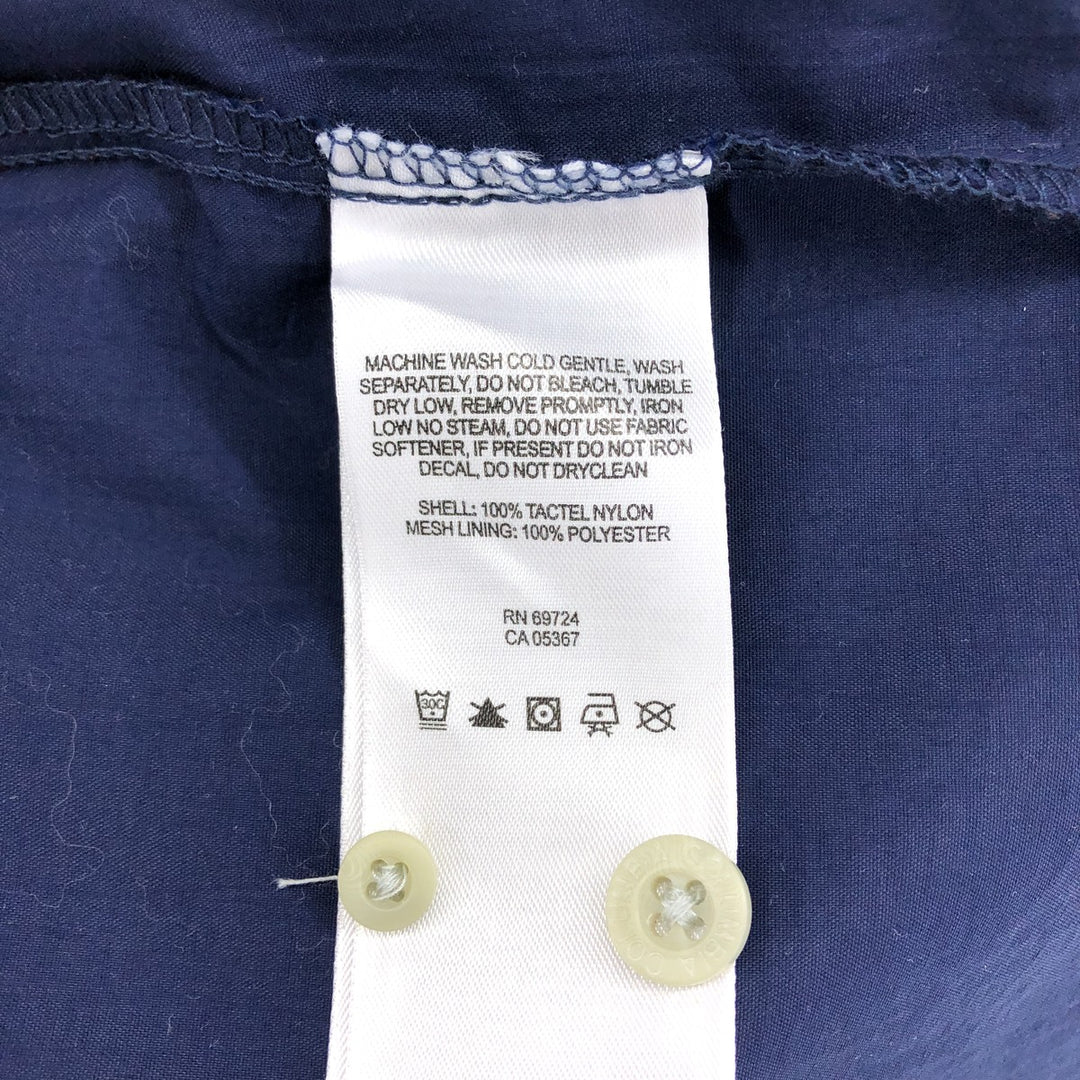Columbia PFG OMNI-SHADE Button-down Short Sleeve Fishing Shirt, Men's Size L Nylon navy blue type Vintage Second Hand
