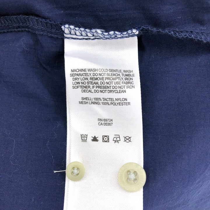 Columbia PFG OMNI-SHADE Button-down Short Sleeve Fishing Shirt, Men's Size L Nylon navy blue type Vintage Second Hand