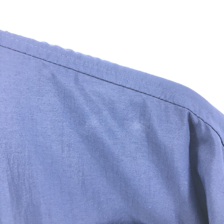 Columbia PFG OMNI-SHADE Button-down Short Sleeve Fishing Shirt, Men's Size L Nylon navy blue type Vintage Second Hand