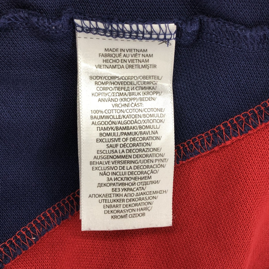 Ralph Lauren POLO RALPH LAUREN CUSTOM SLIM FIT Big Pony Short Sleeve Polo Shirt Men's XL cotton navy blue type Vintage Second Hand