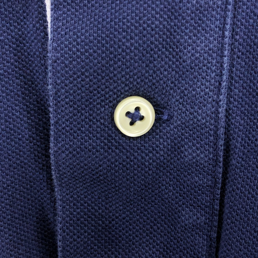 Ralph Lauren POLO RALPH LAUREN CUSTOM SLIM FIT Big Pony Short Sleeve Polo Shirt Men's XL cotton navy blue type Vintage Second Hand