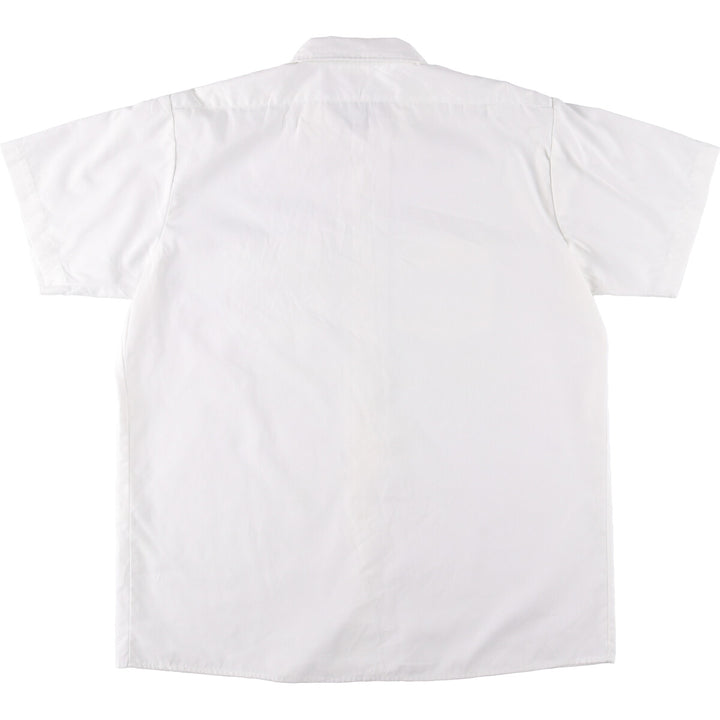 Dickies Short Sleeve Work Shirt Box Shirt Men's XL Vintage unclear white type Vintage Second Hand