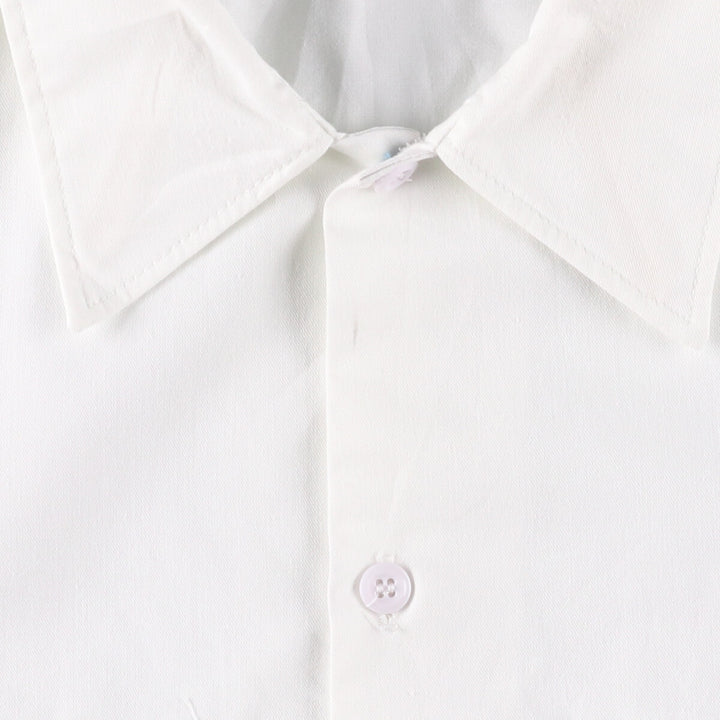 Dickies Short Sleeve Work Shirt Box Shirt Men's XL Vintage unclear white type Vintage Second Hand