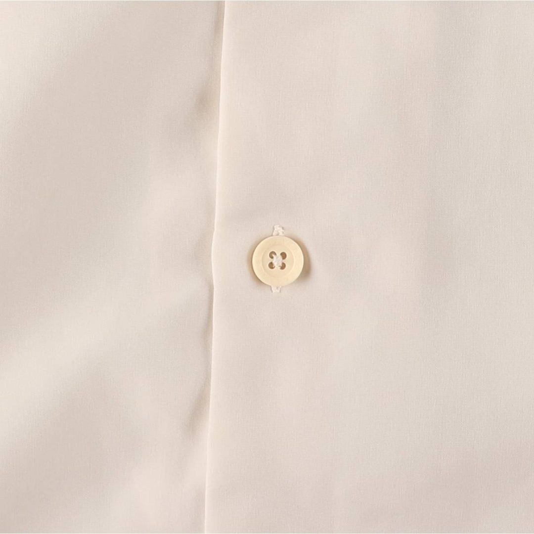 Harley-Davidson Open Collar Short Sleeve Work Shirt Box Shirt Men's S Size polyester ivory Vintage Second Hand