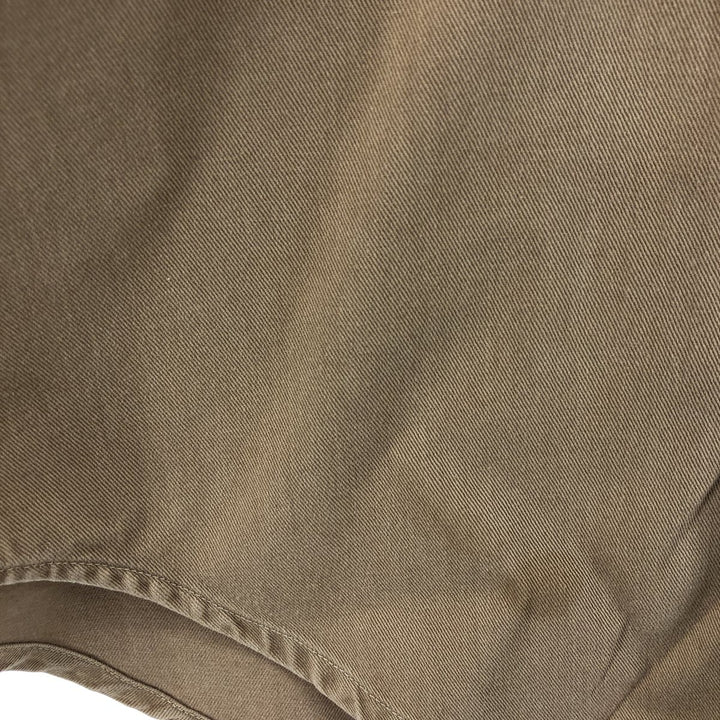 Harley-Davidson Long Sleeve Work Shirt, Men's Size S cotton beige type brown Vintage Second Hand