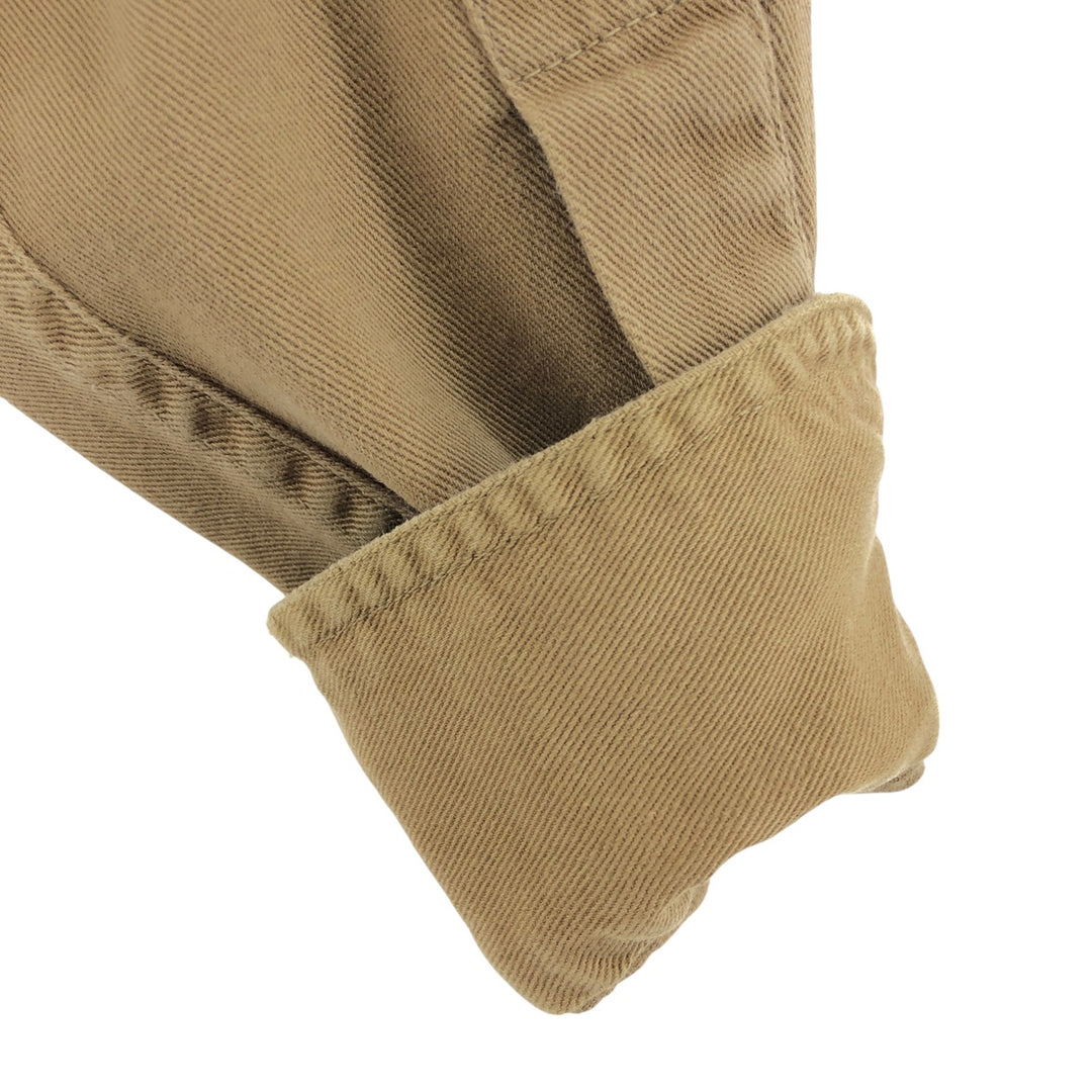 Harley-Davidson Long Sleeve Work Shirt, Men's Size S cotton beige type brown Vintage Second Hand