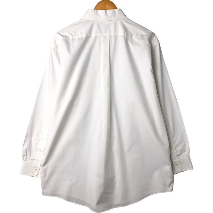 Brooks Brothers 346 long sleeve cotton shirt, men's size XL cotton white type Vintage Second Hand