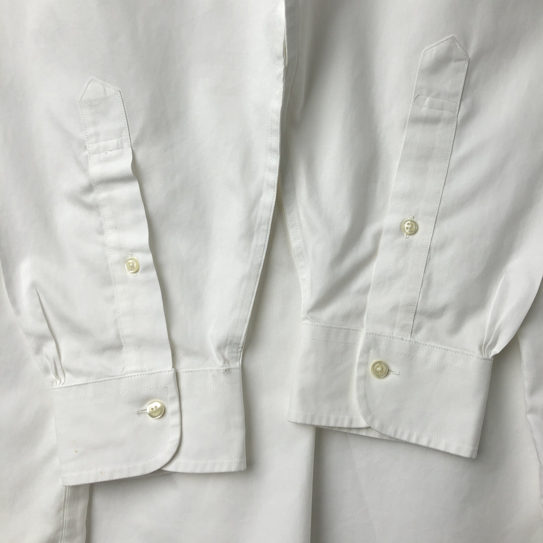 Brooks Brothers 346 long sleeve cotton shirt, men's size XL cotton white type Vintage Second Hand