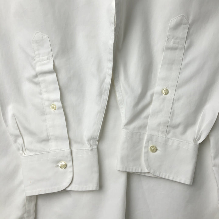 Brooks Brothers 346 long sleeve cotton shirt, men's size XL cotton white type Vintage Second Hand