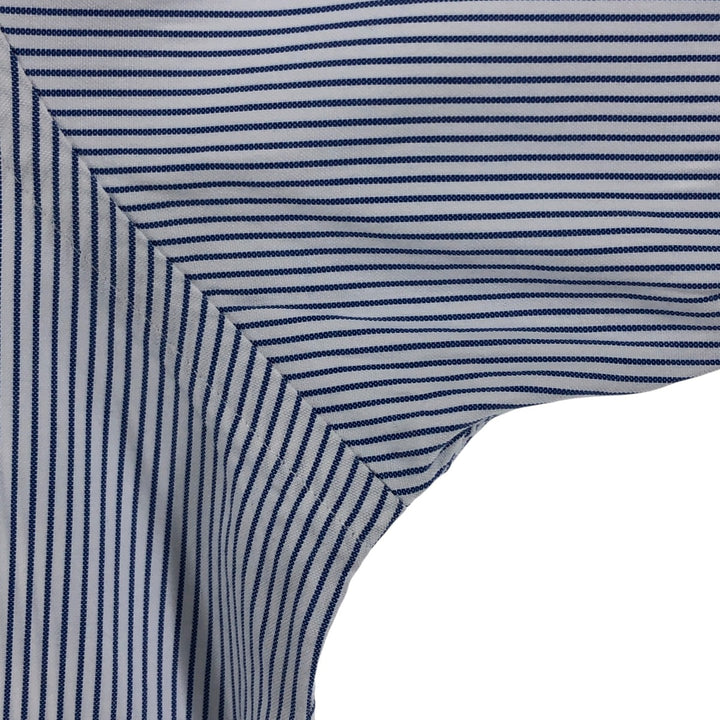 Brooks Brothers Est.1818 Short Sleeve Button-Down Striped Shirt Made in USA Men's M cotton blue type Vintage Second Hand