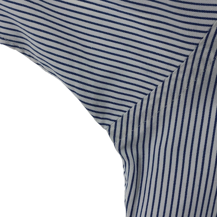 Brooks Brothers Est.1818 Short Sleeve Button-Down Striped Shirt Made in USA Men's M cotton blue type Vintage Second Hand