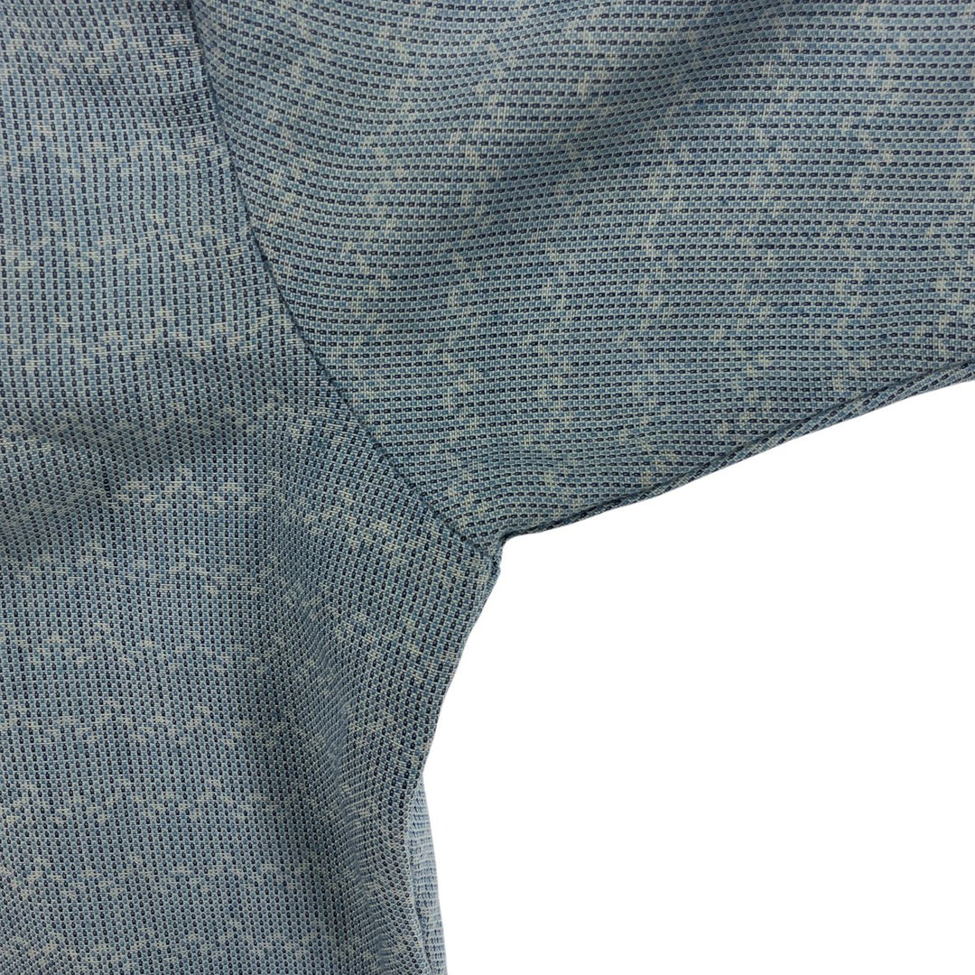 70'S JCPenney Towncraft short sleeve button down striped shirt, men's size M, vintage cotton Blue type light blue Vintage Second Hand